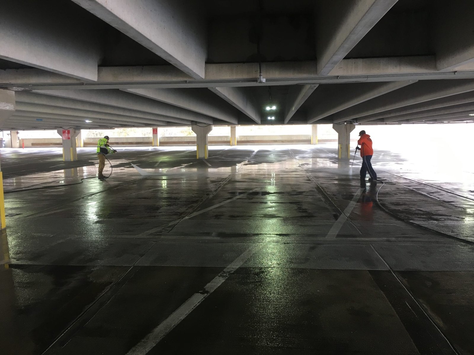 Parking garage cleaning in central new jersey