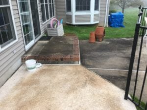 Before Concrete Cleaning In New Jersey