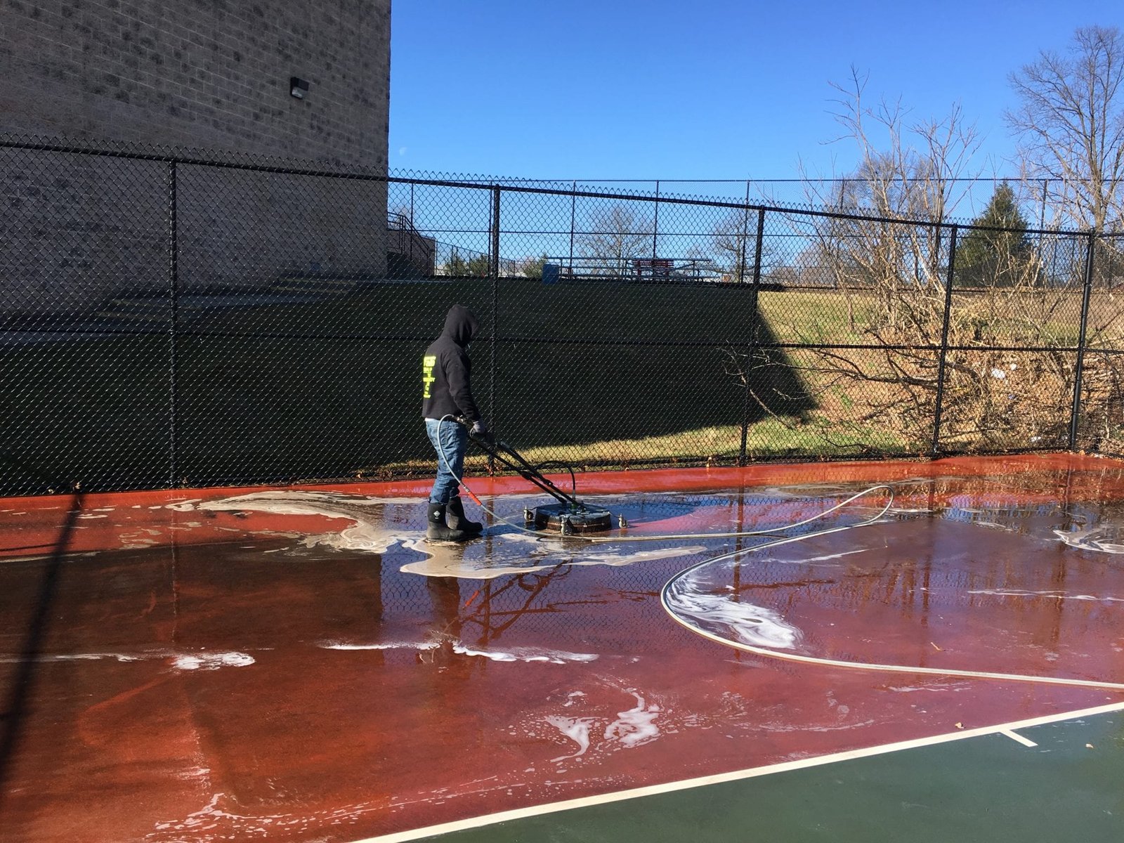 Commercial concrete cleaning in central nj