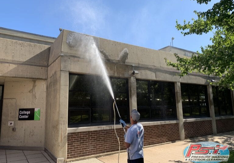 Commercial Building Cleaning services from PSI Pressure Washing. Call Today.