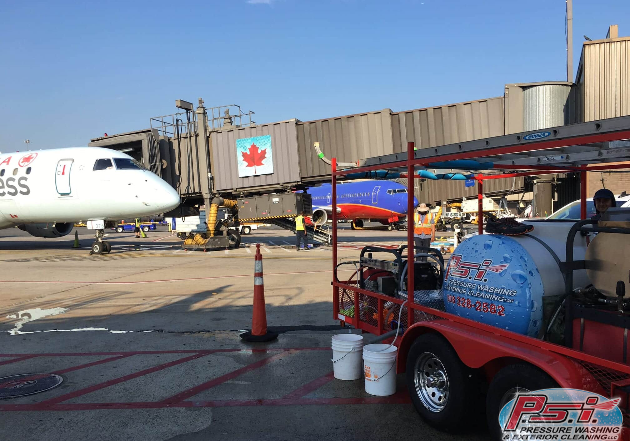 Airport Concrete Cleaning