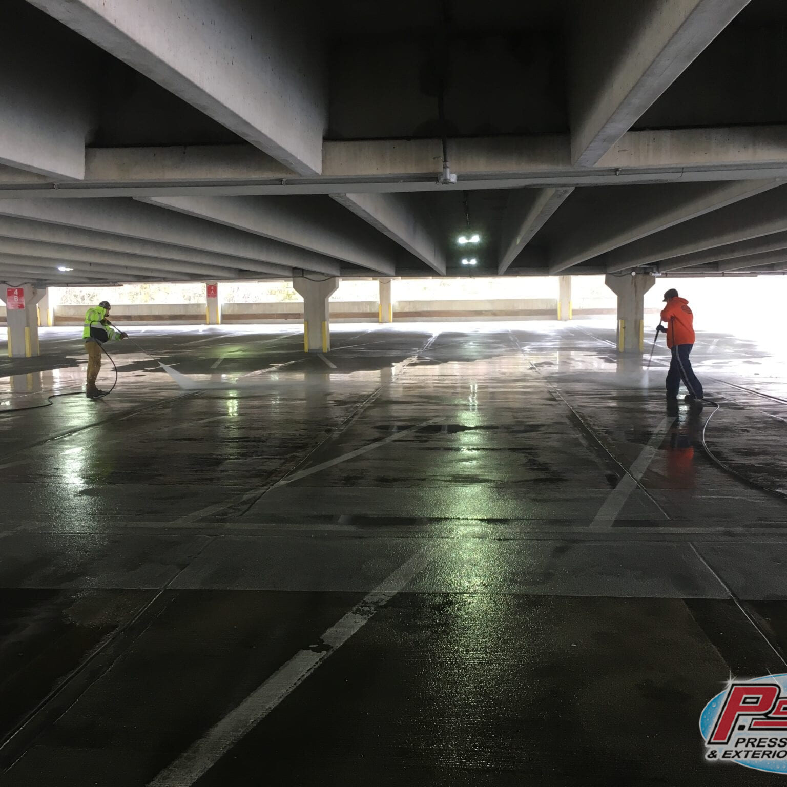 Parking garage cleaning in central new jersey