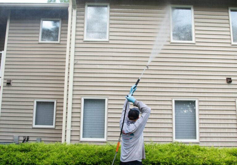 Pressure washing