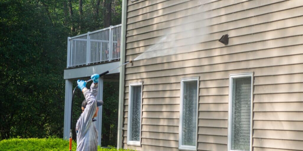 Pressure washing