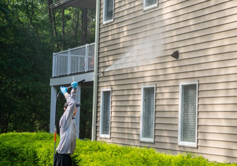 Pressure washing