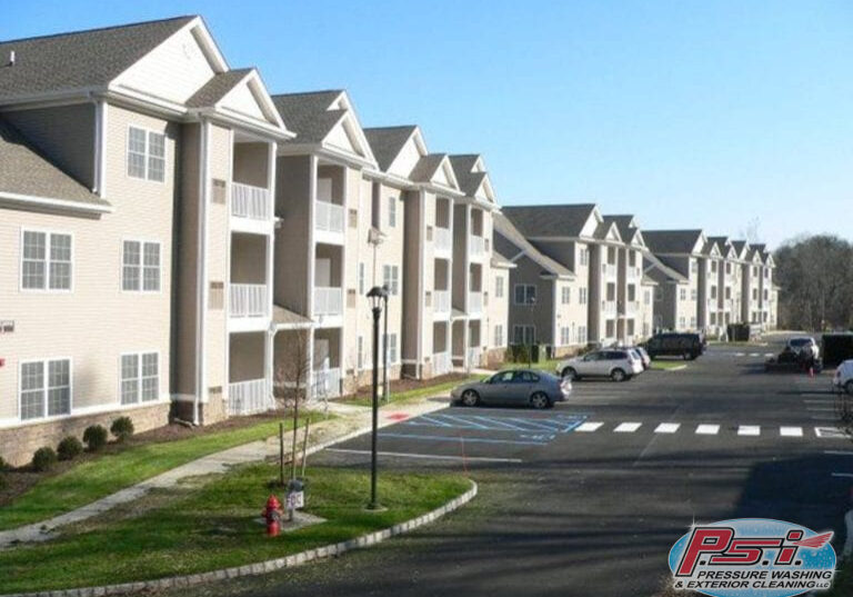 White Apartment Complex