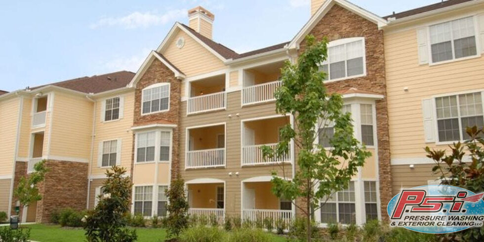 Yellow Apartment complex
